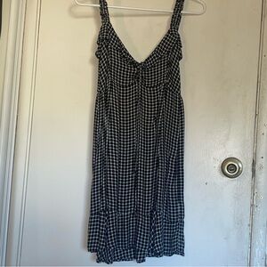 Black and White Gingham Dress